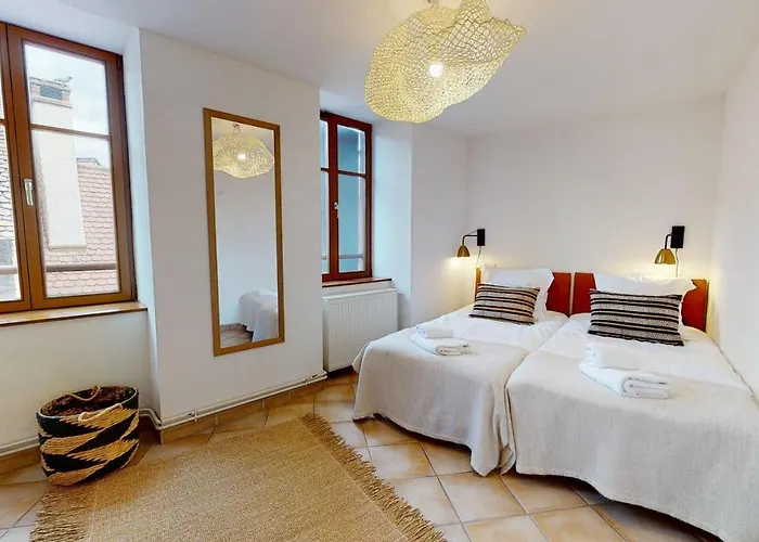 Апартаменты Sous Les Tilleuls Parking Hypercentre 4-6 Personnes *